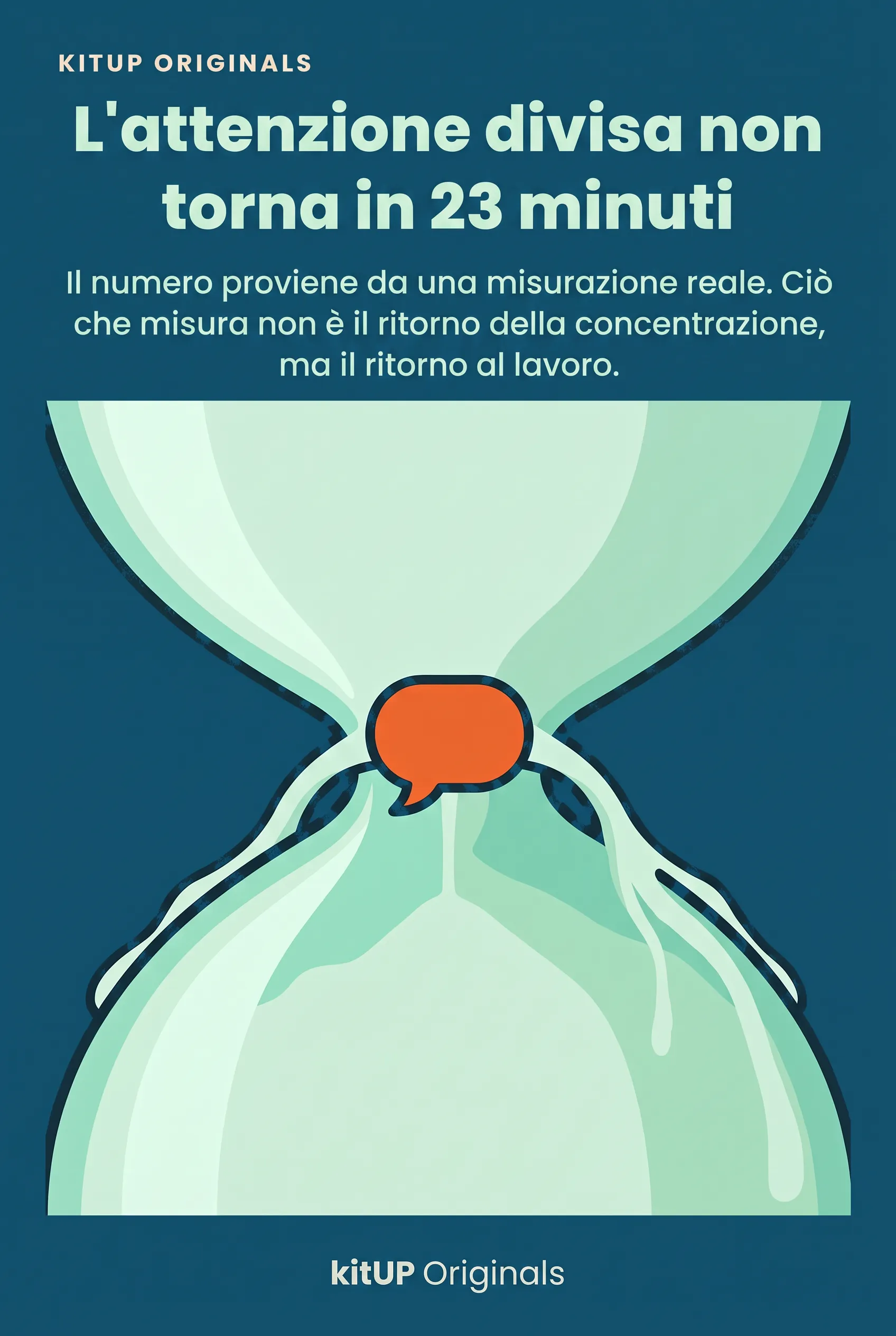 L'attenzione divisa non torna in 23 minuti