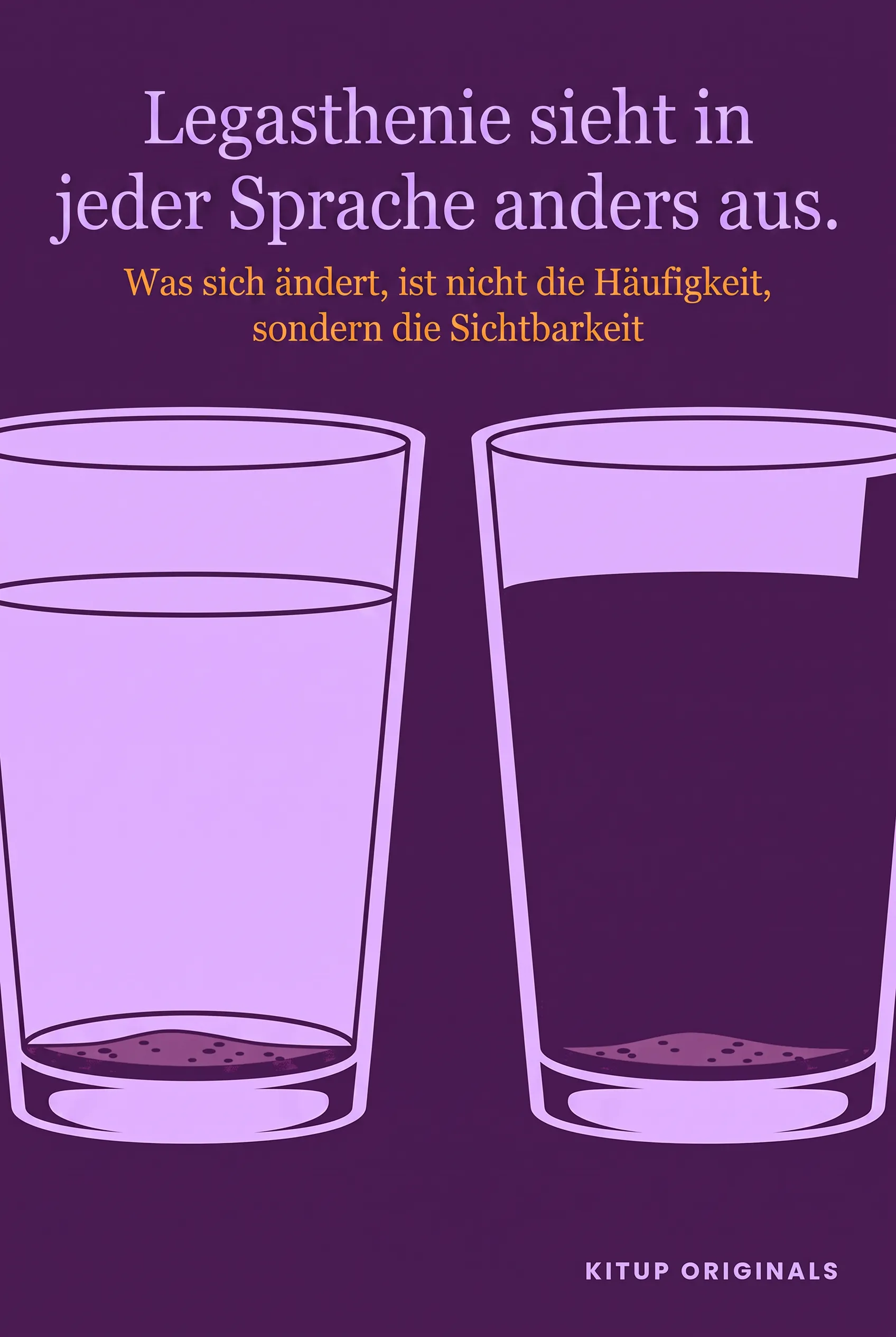 Legasthenie sieht in jeder Sprache anders aus.