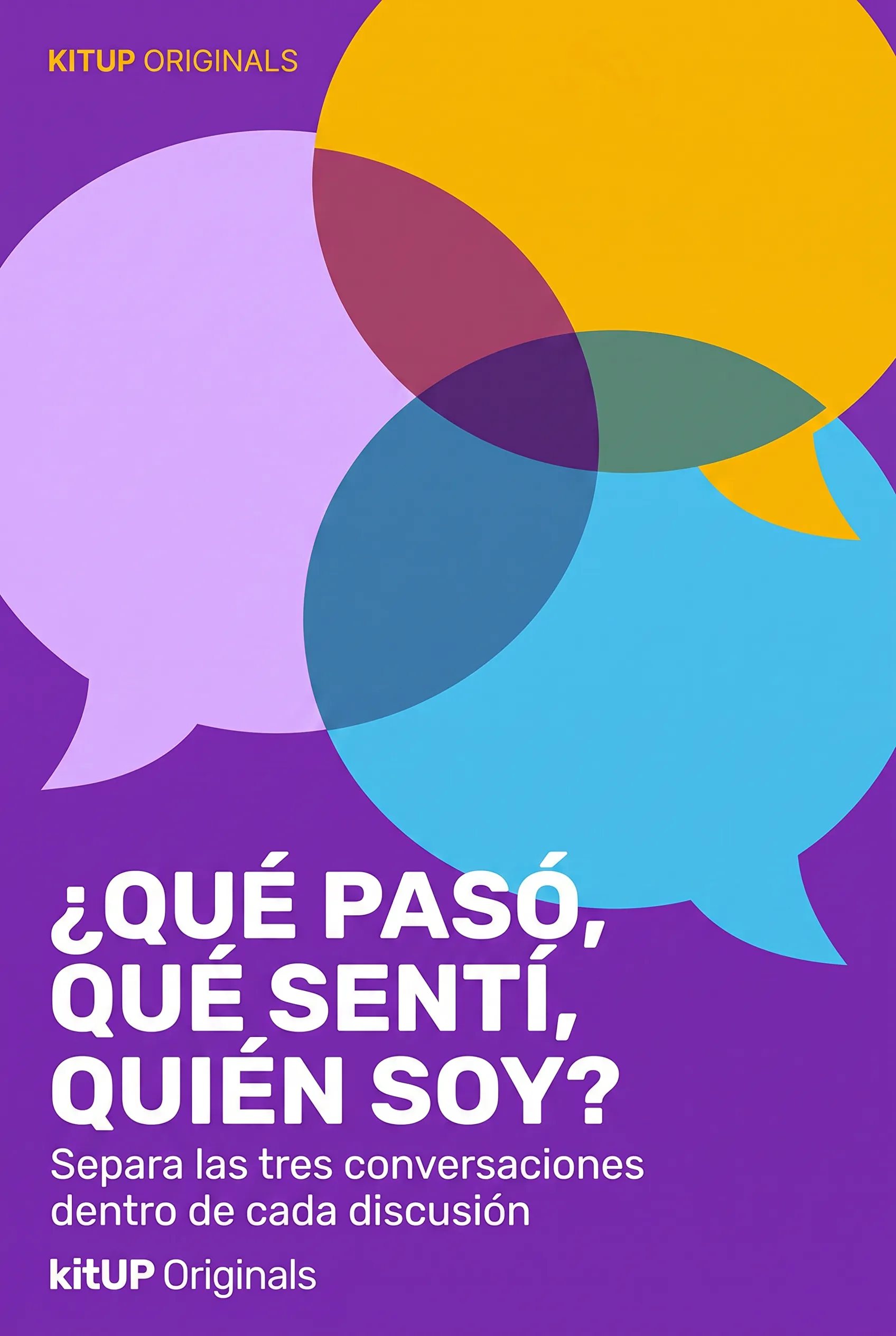 ¿Qué pasó, qué sentí, quién soy?