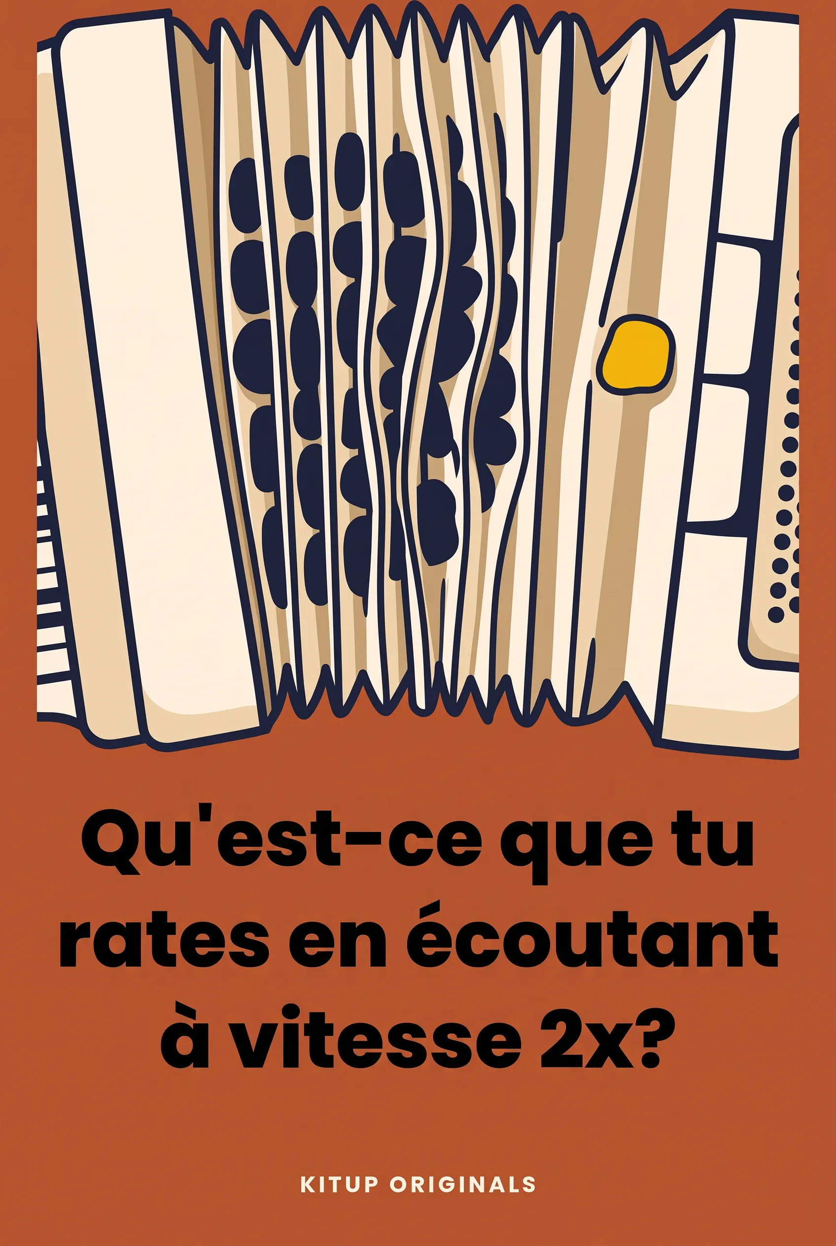 Qu'est-ce que tu rates en écoutant à vitesse 2x ?