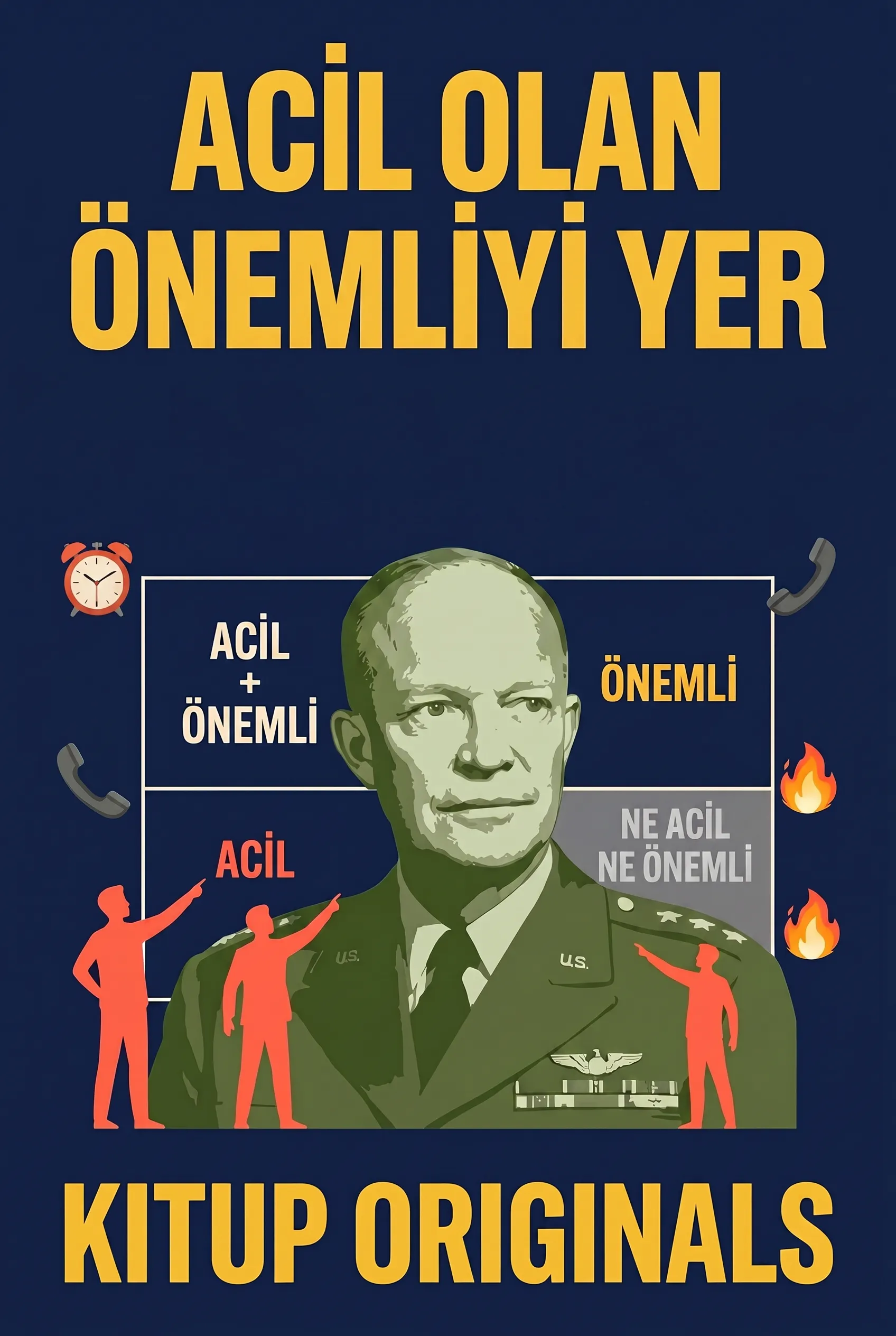 Acil Olan Önemliyi Yer (Eisenhower Matrisi)