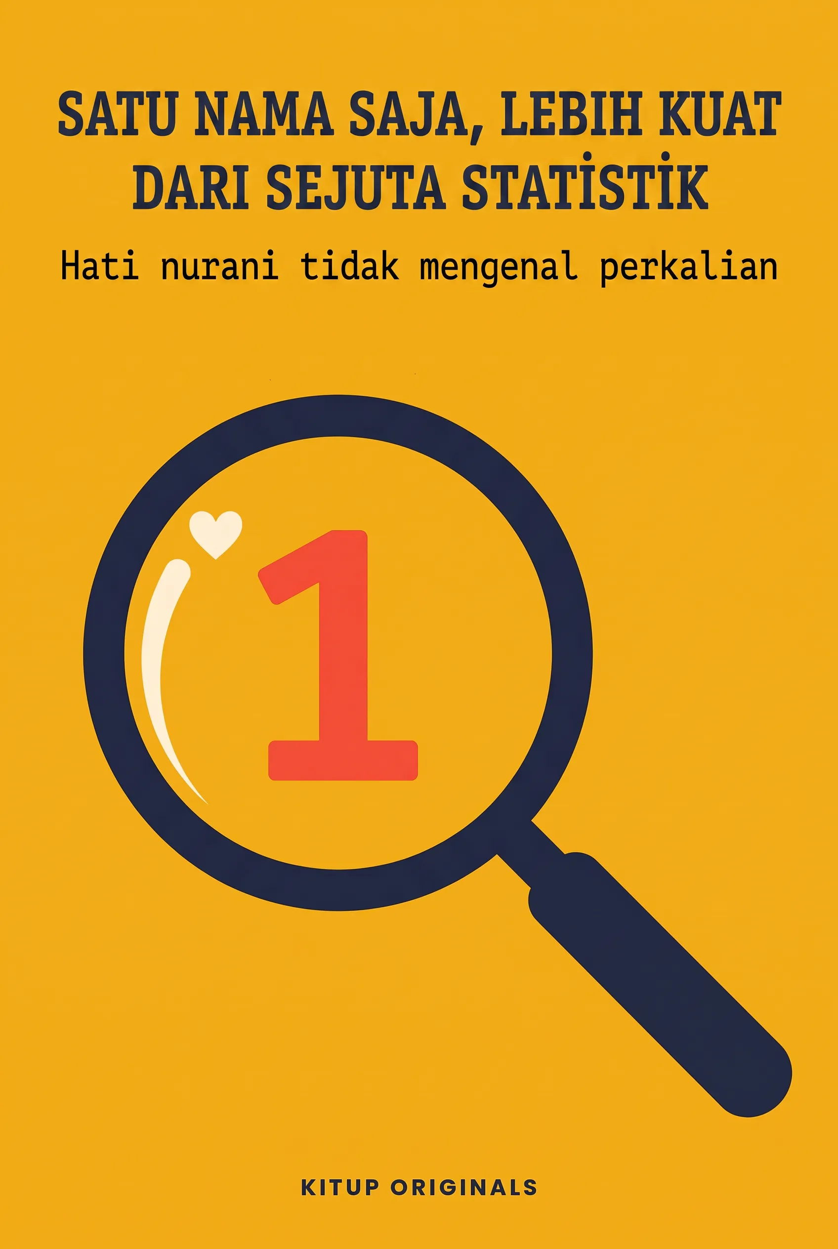 Satu Nama Saja, Lebih Kuat dari Sejuta Statistik