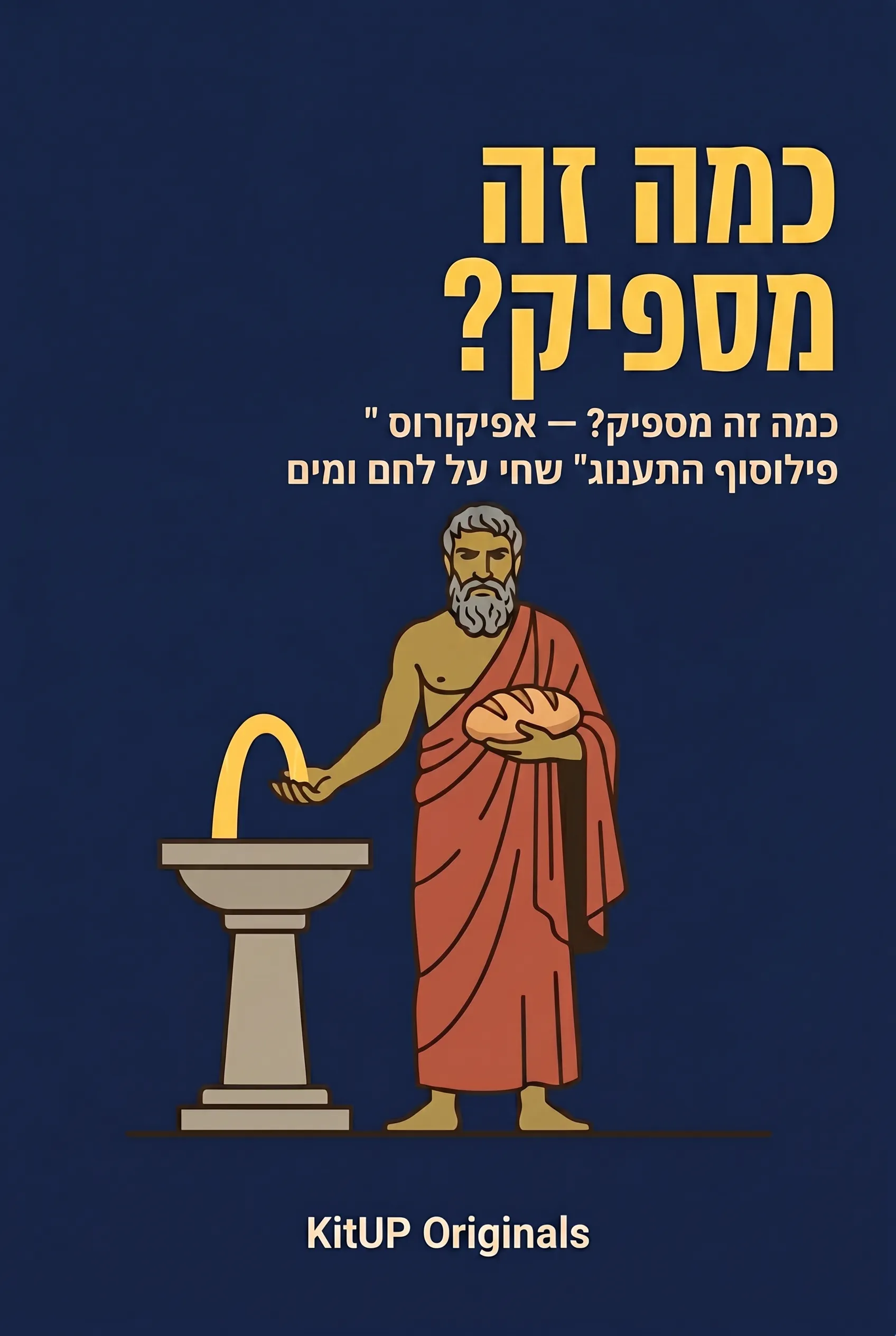 כמה זה מספיק? — אפיקורוס "פילוסוף התענוג" שחי על לחם ומים