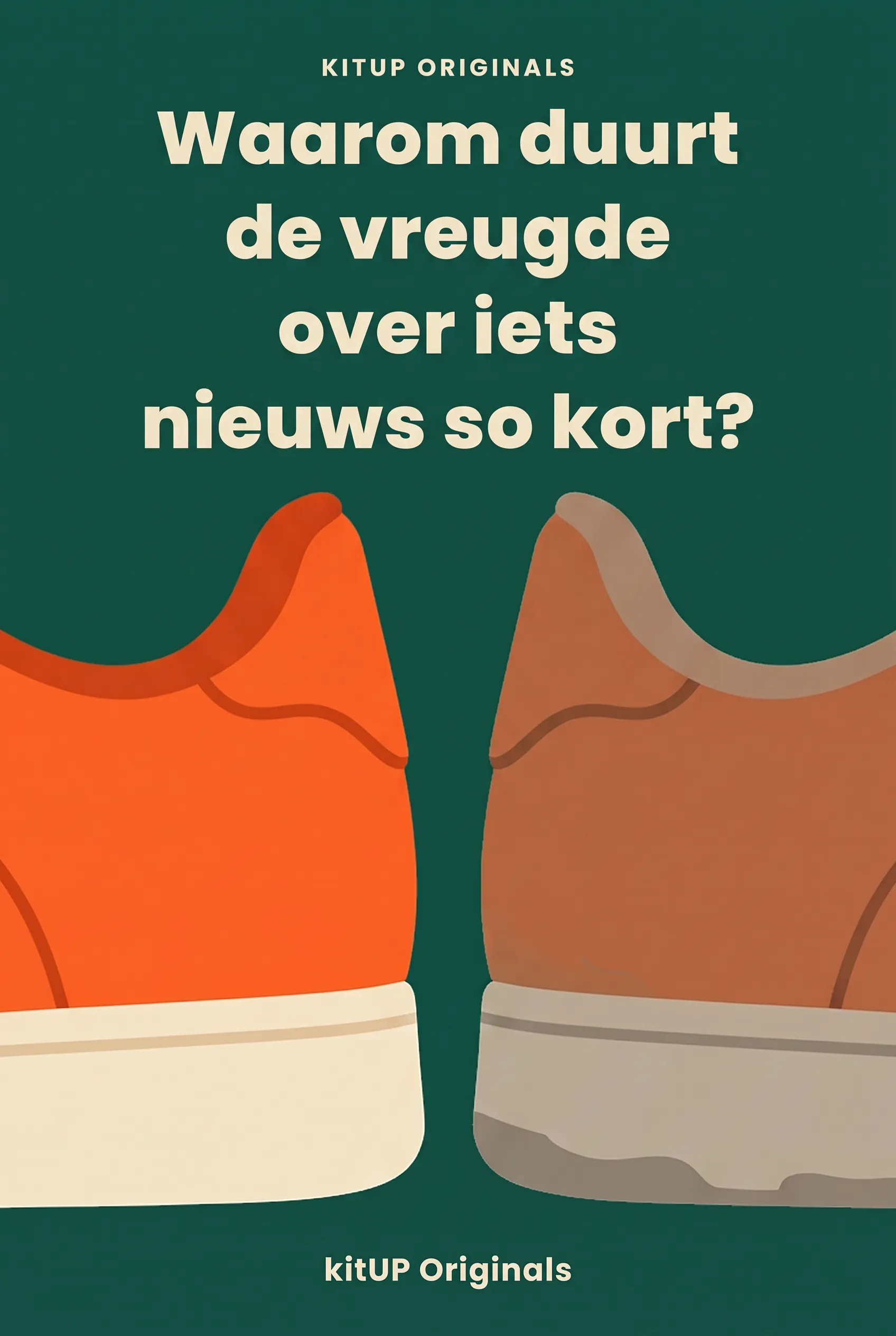 Waarom duurt de vreugde over iets nieuws zo kort?