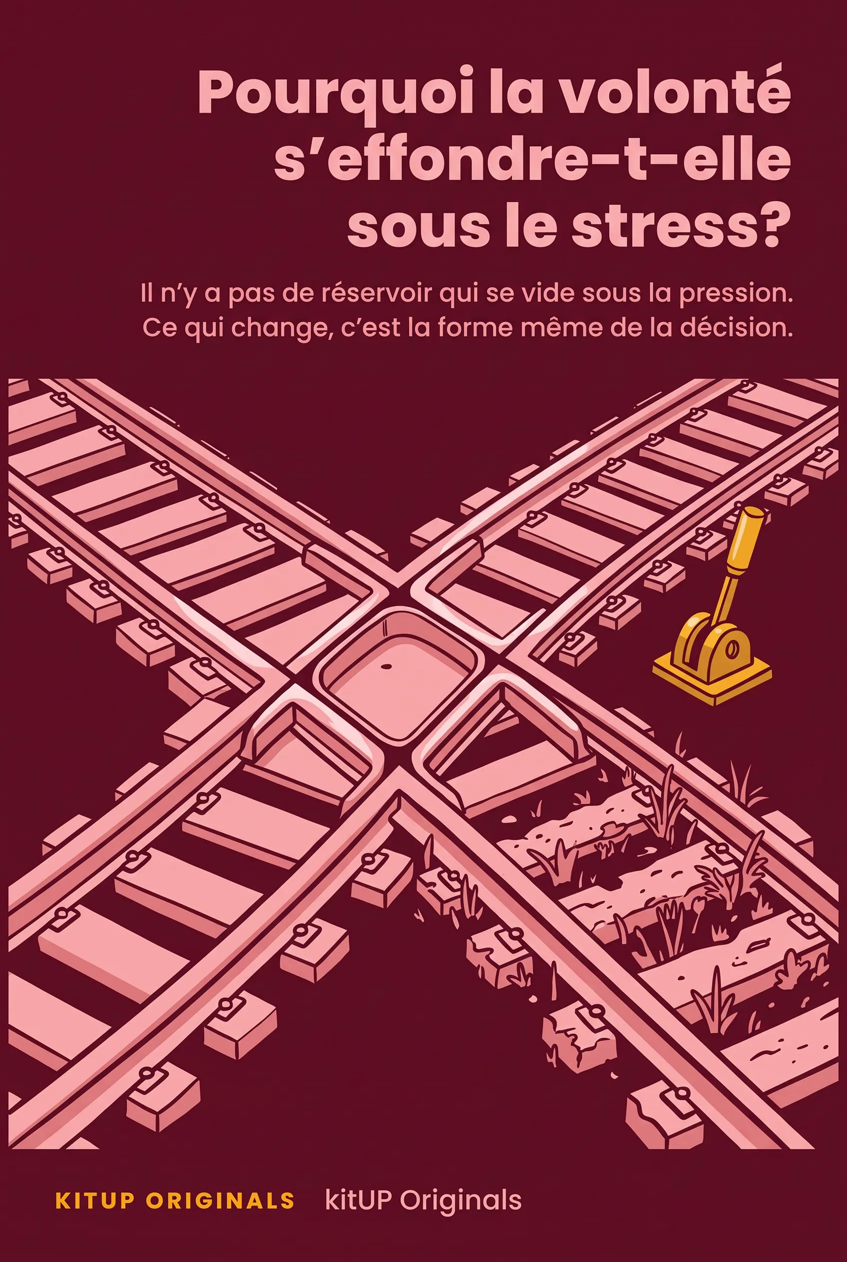 Pourquoi la volonté s'effondre-t-elle sous le stress ?