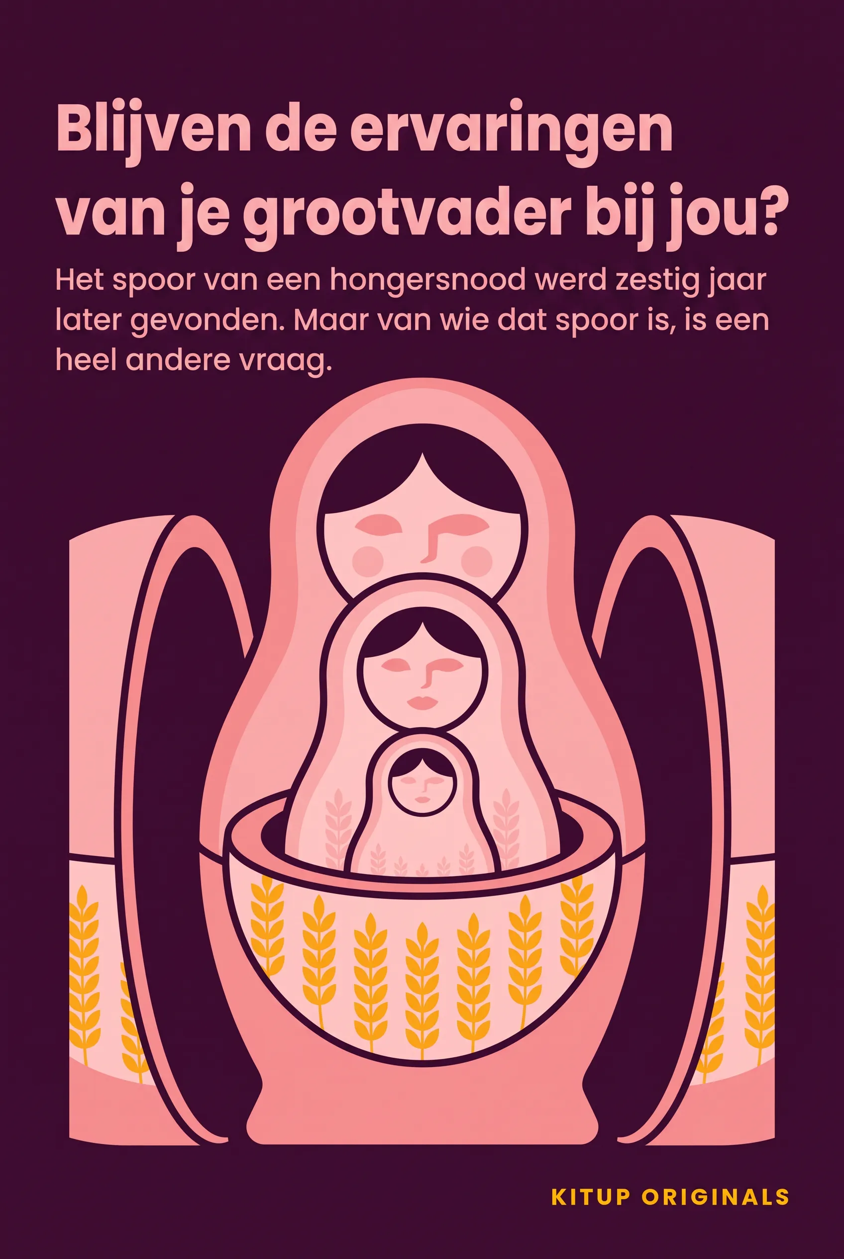 Blijven de ervaringen van je grootvader bij jou?