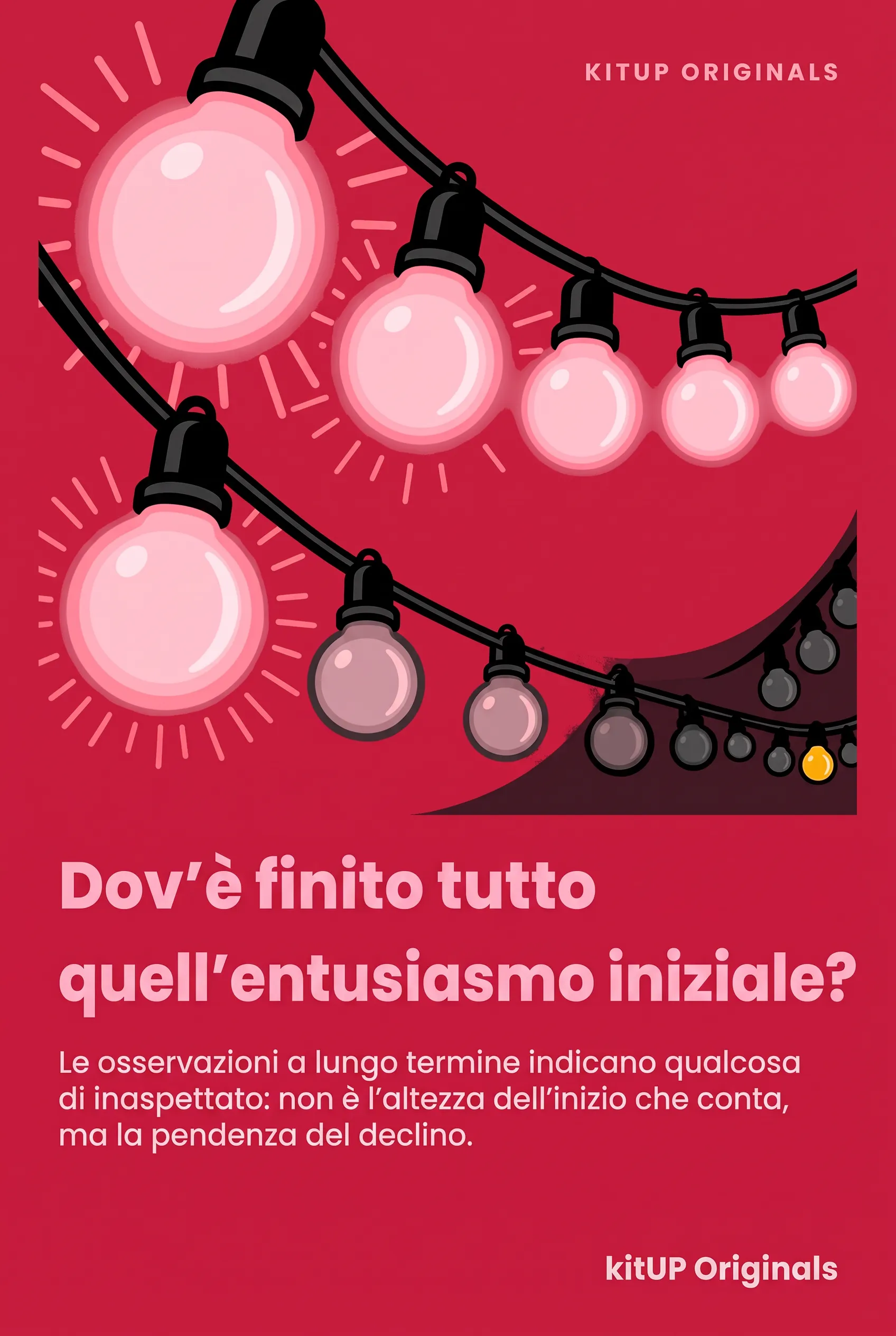 Dov'è finito tutto quell'entusiasmo iniziale?