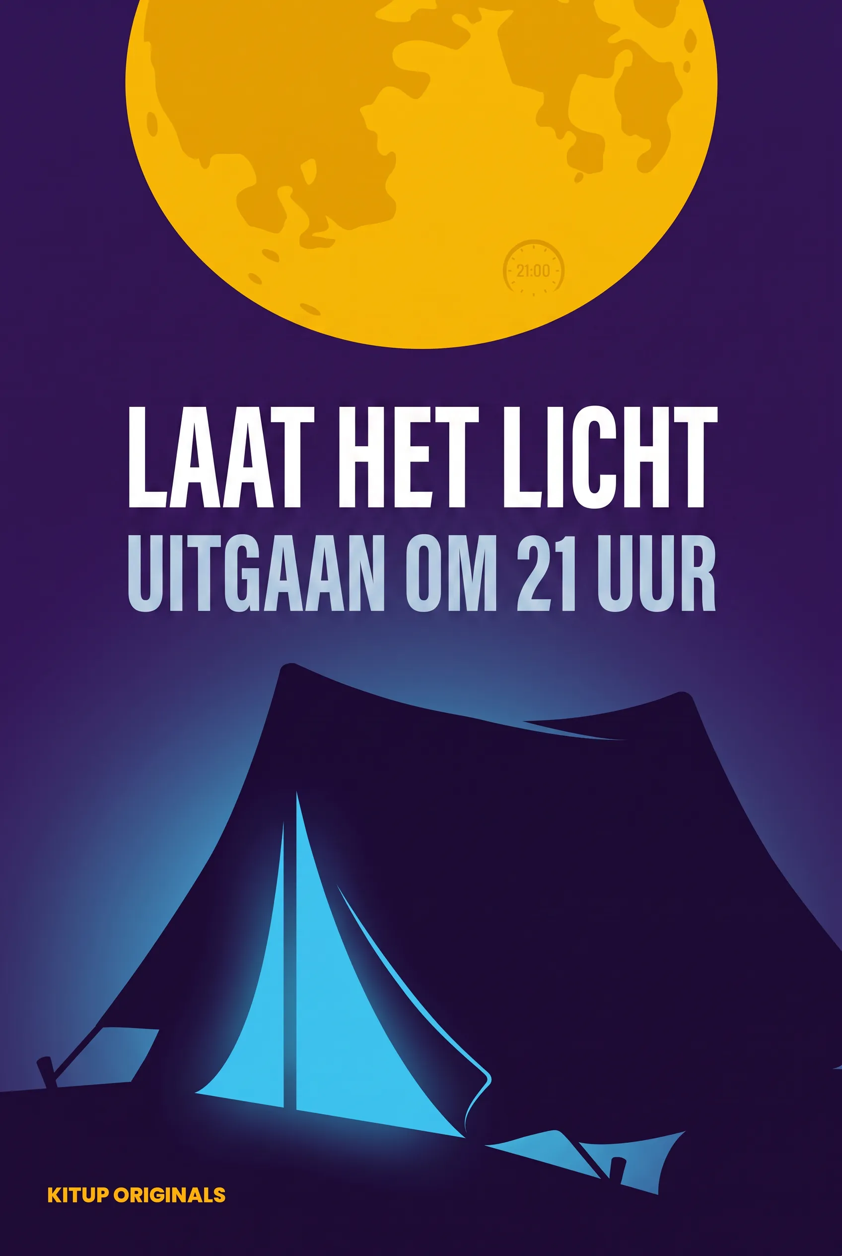Laat het licht uitgaan om 21 uur