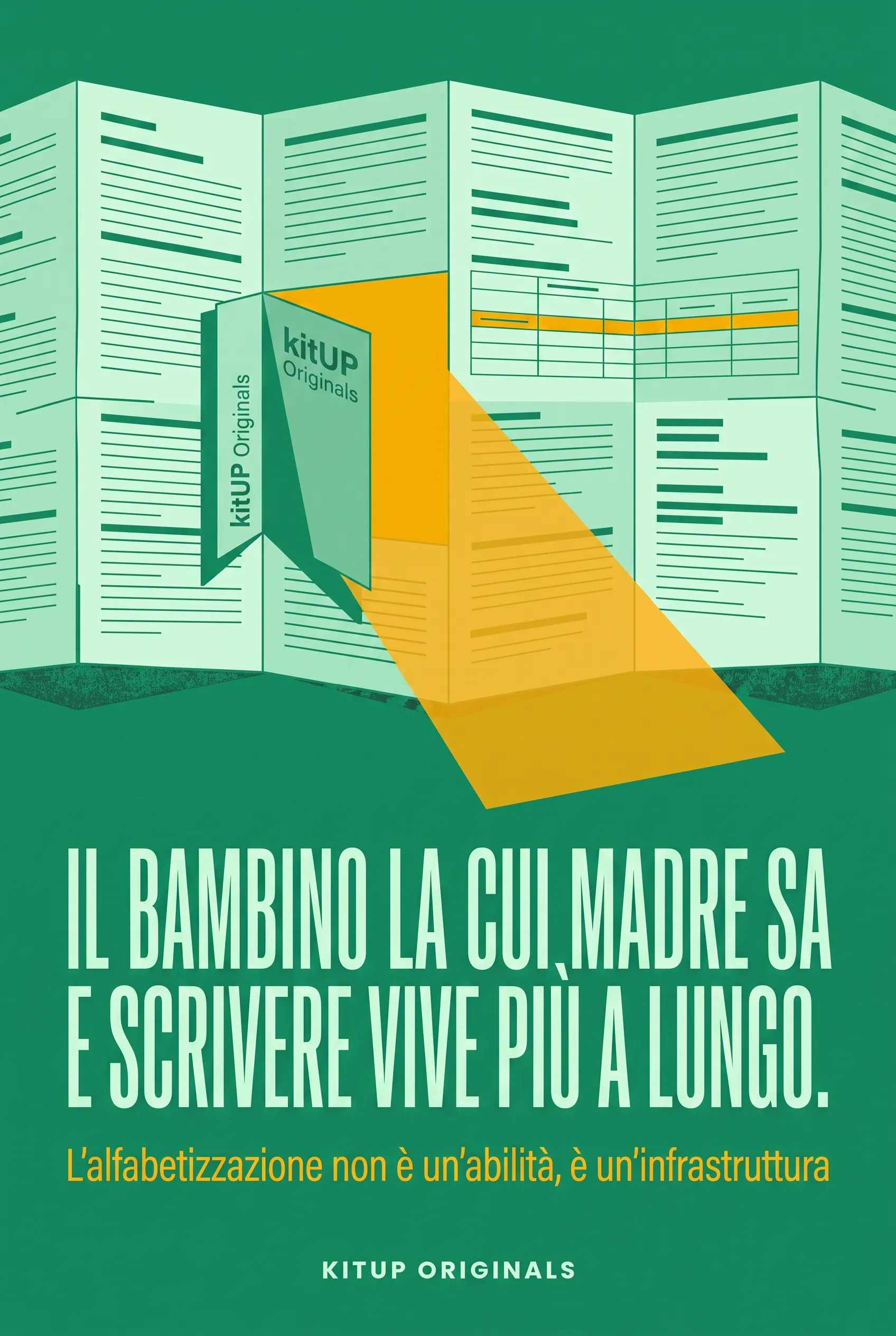 Il bambino la cui madre sa leggere e scrivere vive più a lungo.