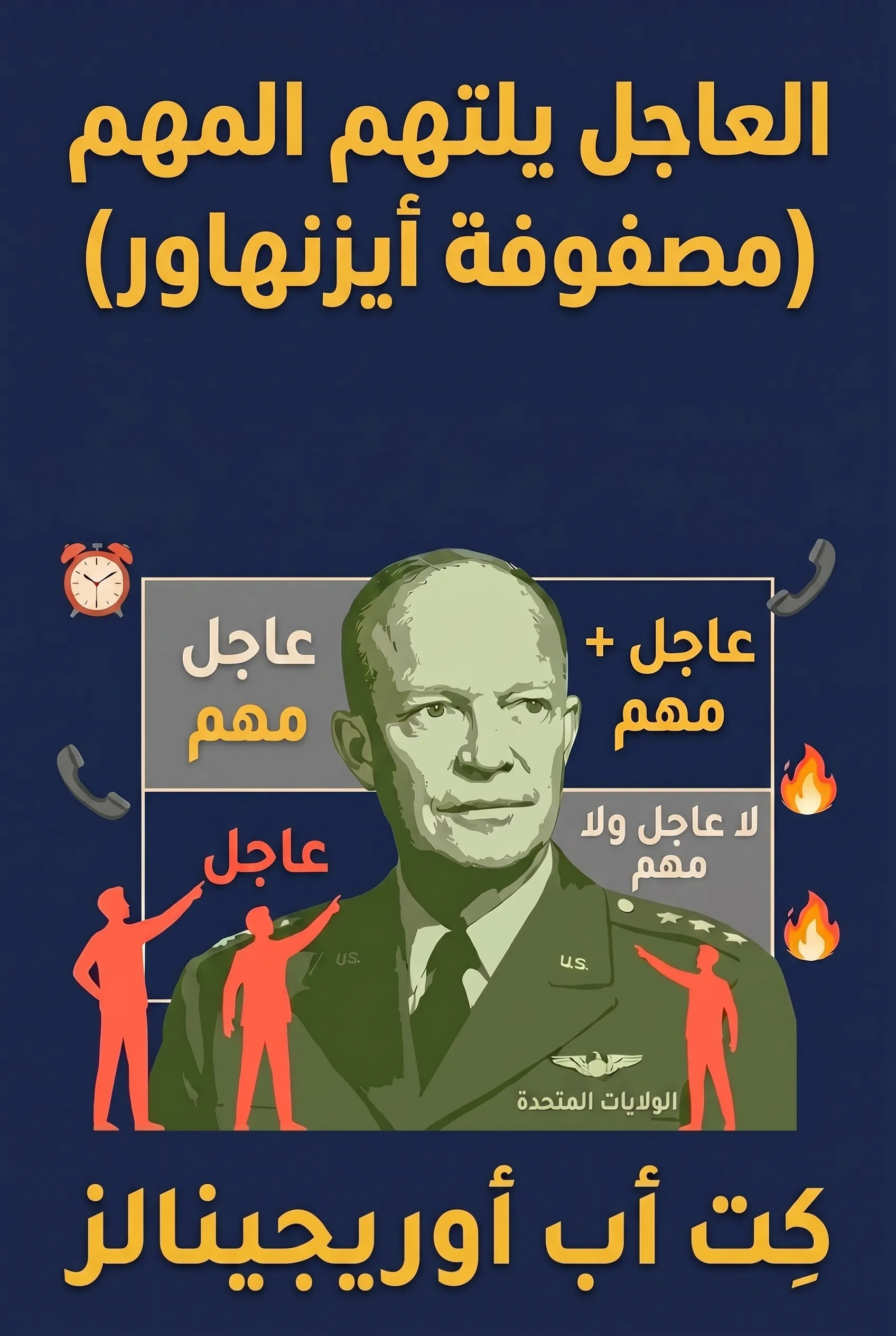 العاجل يلتهم المهم (مصفوفة أيزنهاور)